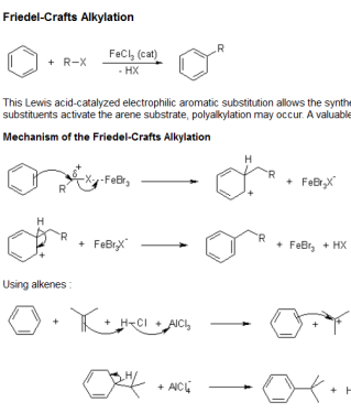 chemistry friedl crafts alky runway 26
